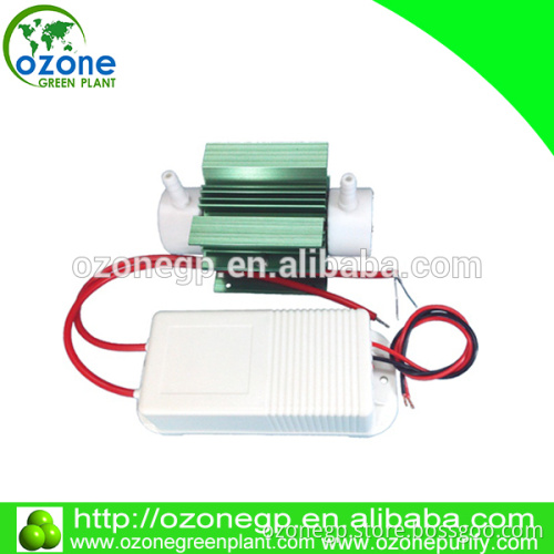 3g/hr DC12V Air cooling ozone generator / quartz tube ozone with AC 12V air pump for car ozonizer